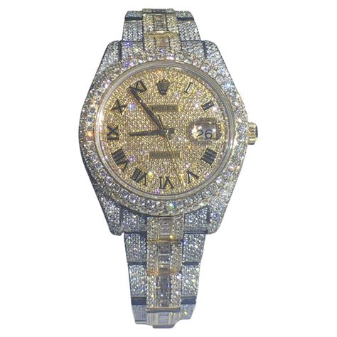 mens iced out rolex replica|rolex datejust iced out 41mm.